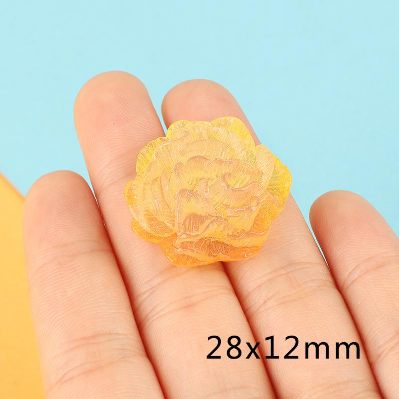 Charm hoa trà phát sáng DIY trang trí điện thoại (FF-478)