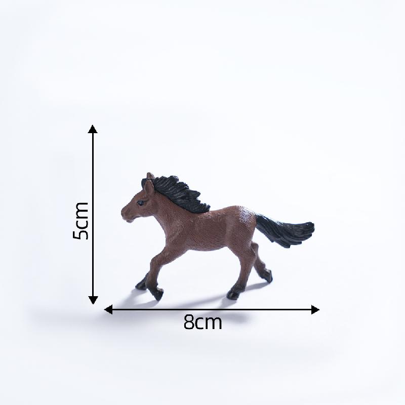 Tiểu cảnh nông trại: ngựa chạy, nông dân DIY, phụ kiện treo bàn tiểu cảnh mini (ZC-499)