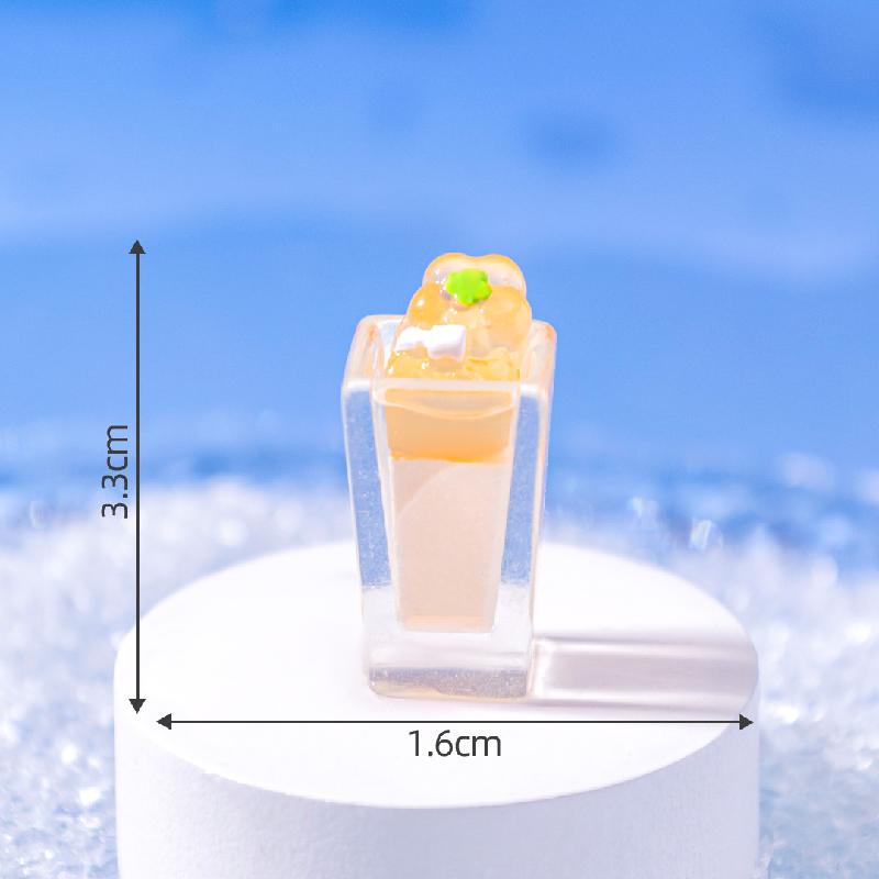 Tiểu cảnh đáy cốc đá mùa hè phát sáng DIY, phụ kiện tiểu cảnh mini treo bàn garden cute (ZC-1429)