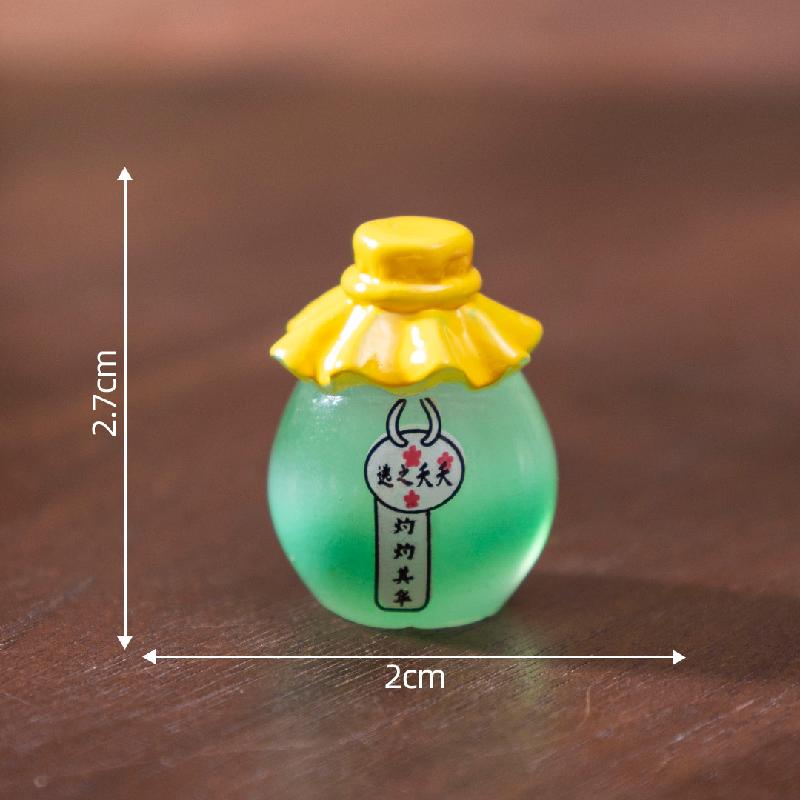 Tiểu cảnh rượu quế, rượu đào giả, đồ ăn giả DIY, phụ kiện bàn tiểu cảnh mini sáng tạo (ZC-343)