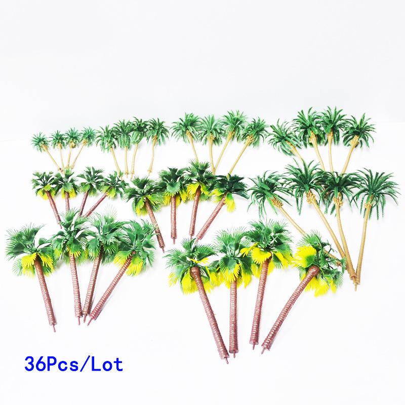 Phụ Kiện Mô Hình Bộ 36 Cây Dừa Mini Mô Hình Sa Bàn (MH-141)