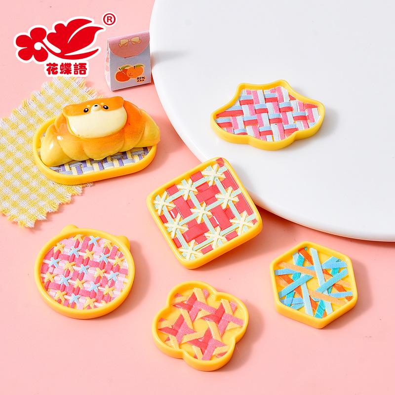 Phụ Kiện Nhỏ Xinh Đĩa tre đan vintage mini (NX-173)