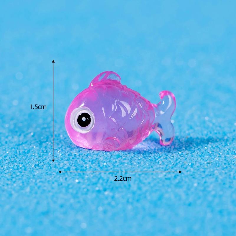 Tiểu cảnh cá phát sáng nhiều màu trang trí bể cá DIY (ZC-1036)