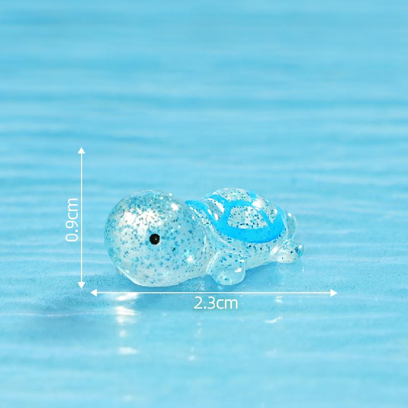 Tiểu cảnh rùa & kỳ nhông phát sáng DIY, phụ kiện tiểu cảnh mini resin garden treo bàn đáng yêu cute (ZC-1467)