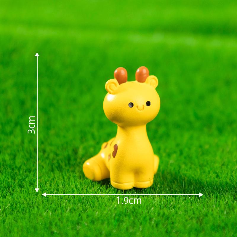 Tiểu cảnh hươu cao cổ dễ thương, sân vườn DIY, phụ kiện bàn tiểu cảnh mini (ZC-471)