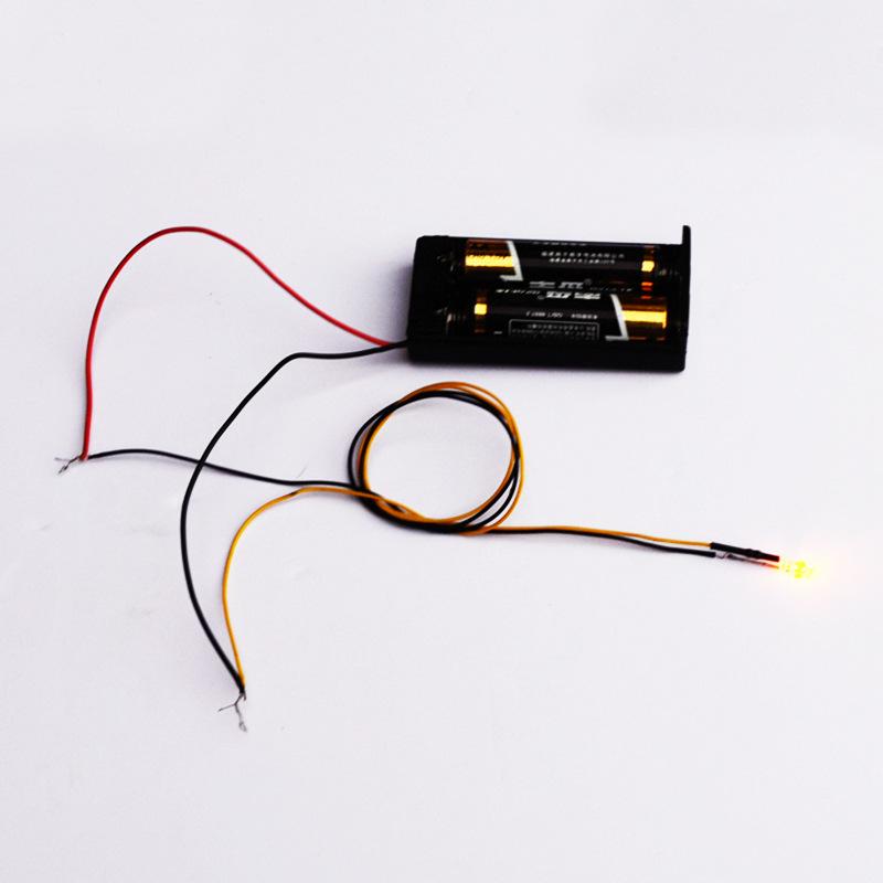 Phụ Kiện Mô Hình Đèn LED 3mm Có Dây 3V Nhiều Màu (MH-184)