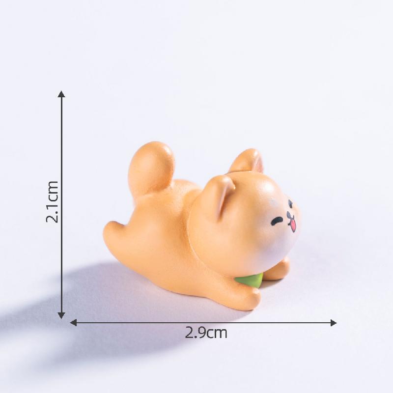 Tiểu cảnh chó Shiba DIY, phụ kiện tiểu cảnh mini bàn xe thu nhỏ đáng yêu, cute (ZC-1037)