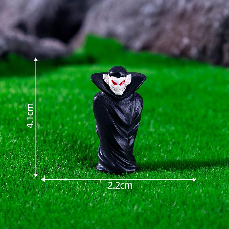 Tiểu cảnh Halloween: xác ướp, sọ mini DIY, phụ kiện treo bàn tiểu cảnh sáng tạo (ZC-245)