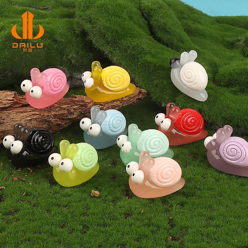 Charm ốc sên phát sáng DIY trang trí chìa khóa (FF-57)