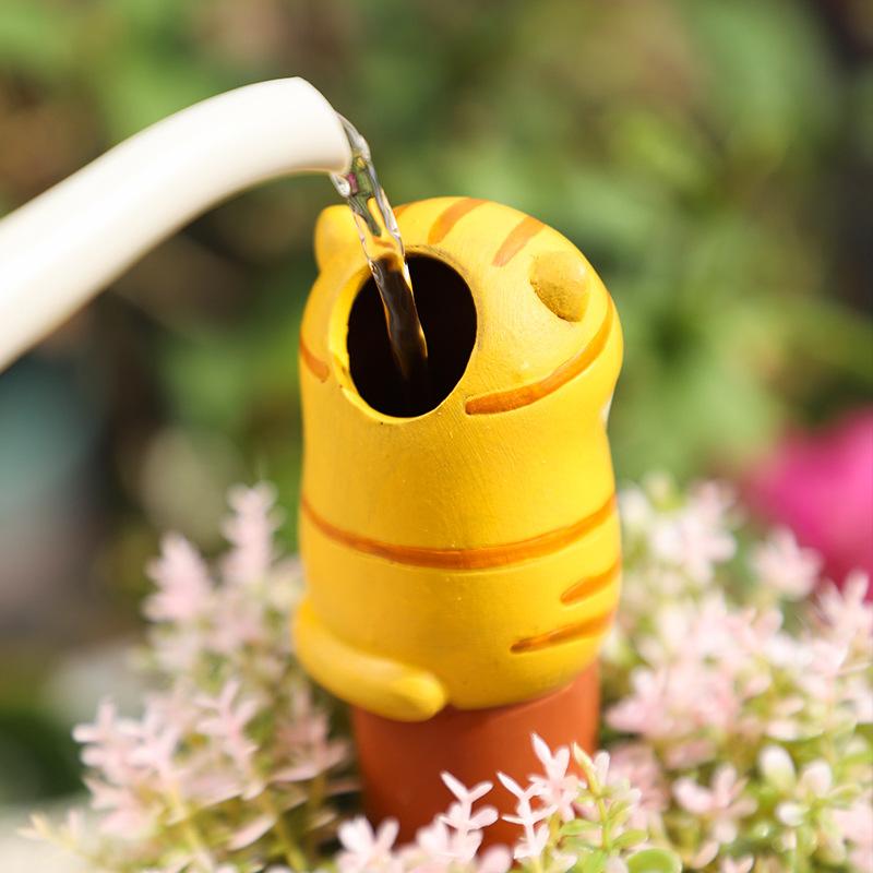 Chậu Cây Resin Dụng cụ tưới cây tự động hình động vật, bình nhỏ giọt tưới cây, phụ kiện làm vườn (RG-44)
