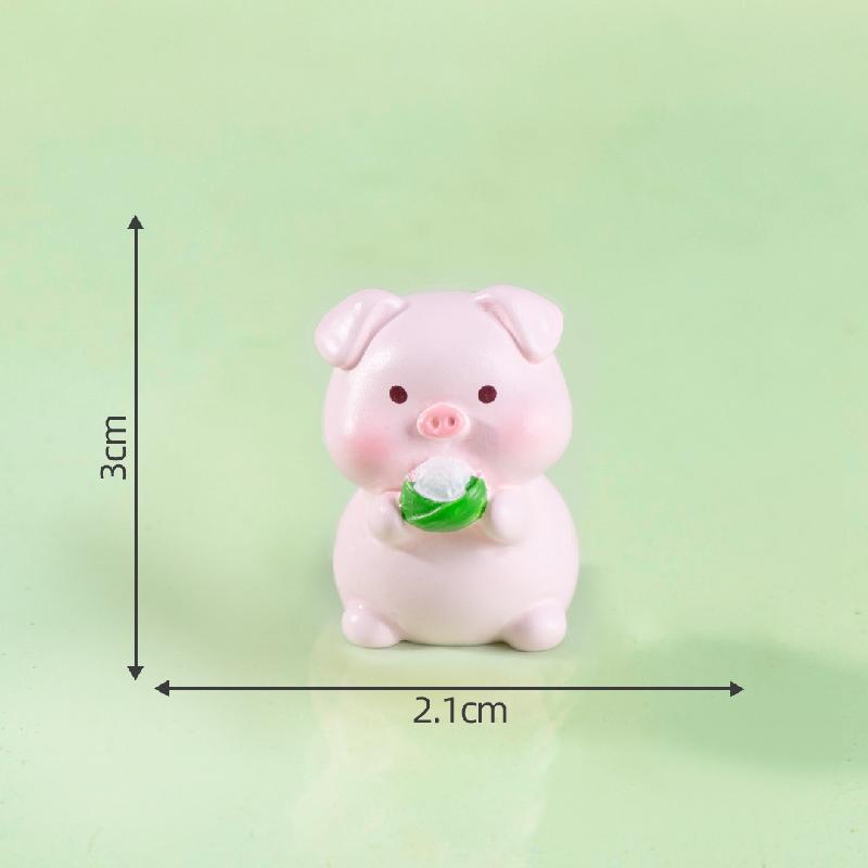 Tiểu cảnh Tết Đoan Ngọ: bánh ú, thuyền rồng, DIY, phụ kiện bàn tiểu cảnh mini (ZC-403)