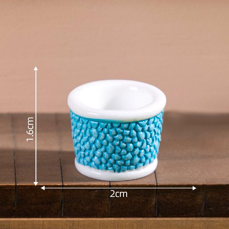 Tiểu cảnh bình hoa nhiều màu DIY, phụ kiện tiểu cảnh mini treo bàn resin garden cute (ZC-1419)