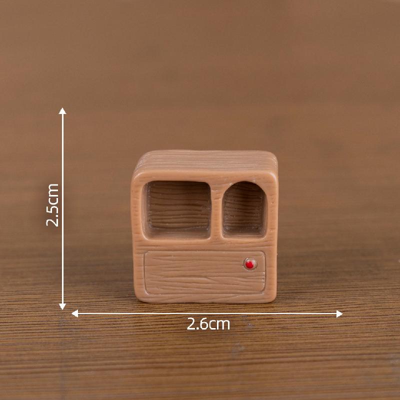 Tiểu cảnh tranh tường, chậu sen đá, nhà búp bê DIY, phụ kiện bàn resin tiểu cảnh mini (ZC-348)