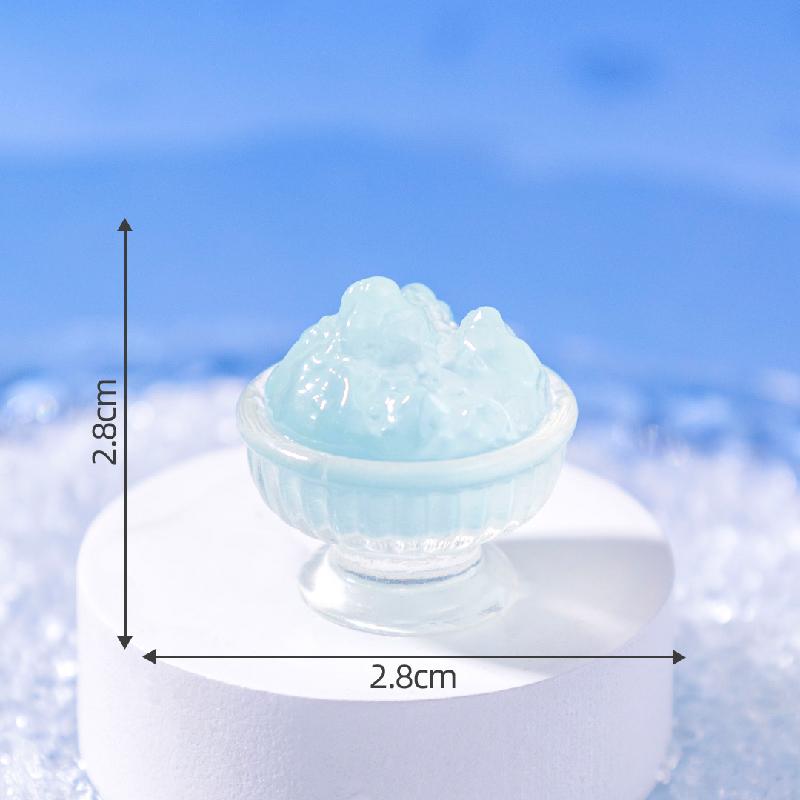 Tiểu cảnh đáy cốc đá mùa hè phát sáng DIY, phụ kiện tiểu cảnh mini treo bàn garden cute (ZC-1429)