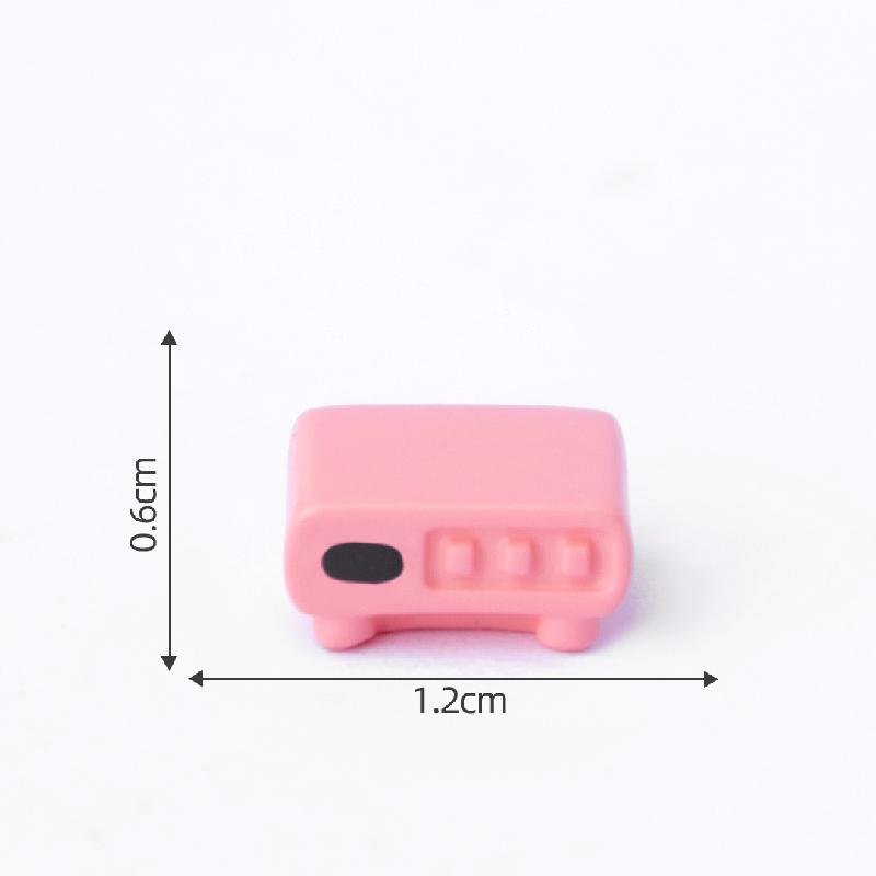 Tiểu cảnh phòng ngủ màu hồng dễ thương, búp bê DIY, phụ kiện bàn mini tiểu cảnh (ZC-170)