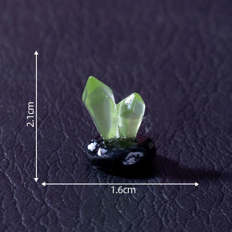 Tiểu cảnh rồng lửa phát sáng, búp bê DIY, phụ kiện resin tiểu cảnh mini đáng yêu (ZC-607)