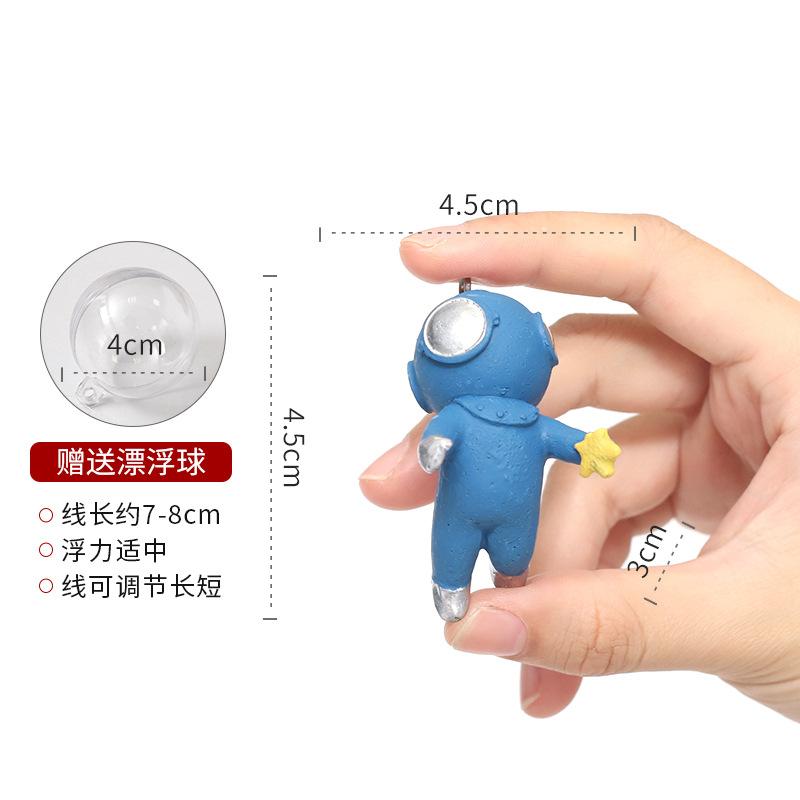 Chậu Cây Resin Tượng thợ lặn resin nổi trong hồ cá, phụ kiện tiểu cảnh thủy sinh, đồ trang trí hồ cá (RG-251)