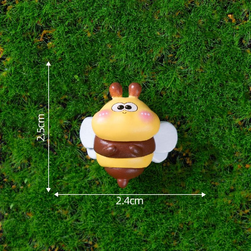 Tiểu cảnh ong dễ thương, côn trùng, búp bê DIY, phụ kiện bàn mini tiểu cảnh sáng tạo (ZC-125)