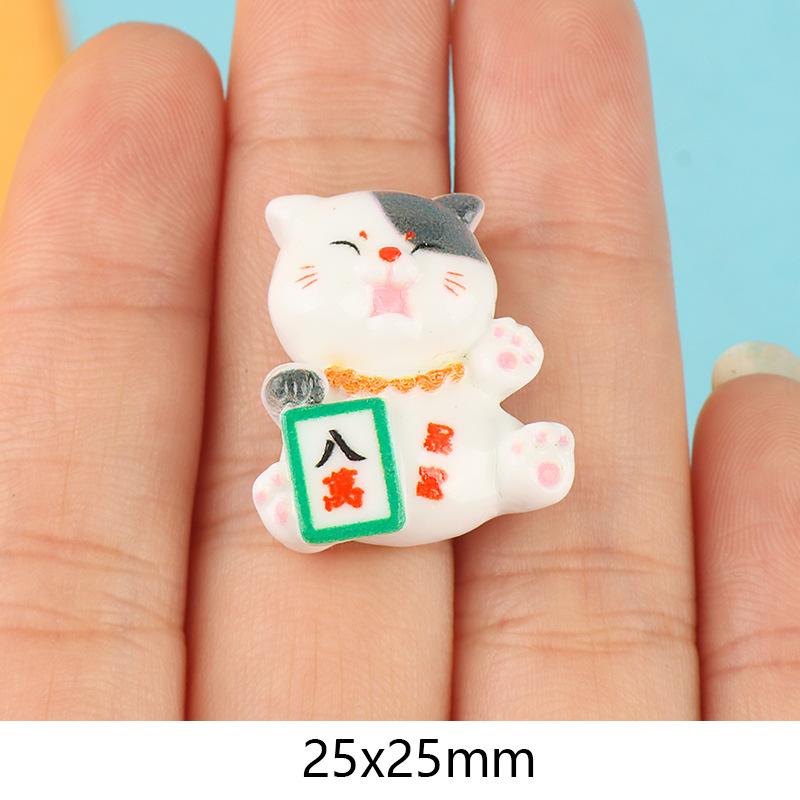 Charm mèo may mắn DIY trang trí vỏ điện thoại (FF-501)