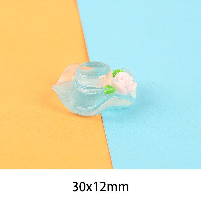 卡通夜光帽子手工DIY奶油胶手机壳饰品树脂配件材料批发
