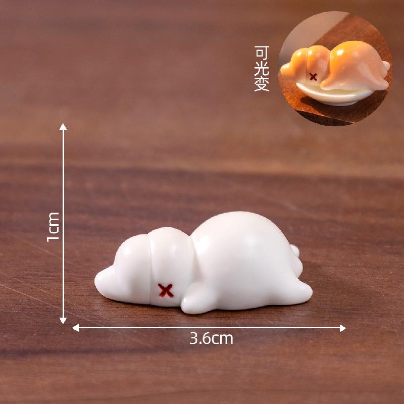 Tiểu cảnh gà quay vịt quay DIY, phụ kiện tiểu cảnh mini bàn garden food cute resin (ZC-1383)