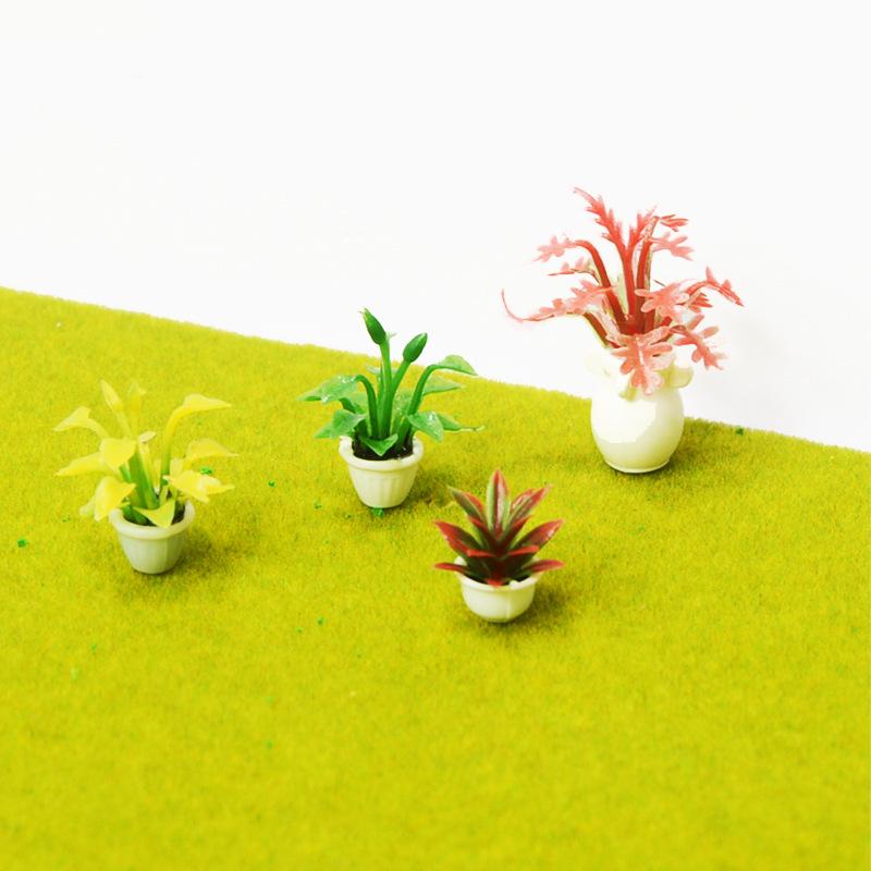 Phụ Kiện Mô Hình Chậu Hoa Cây Cảnh Mini Mô Hình (MH-98)
