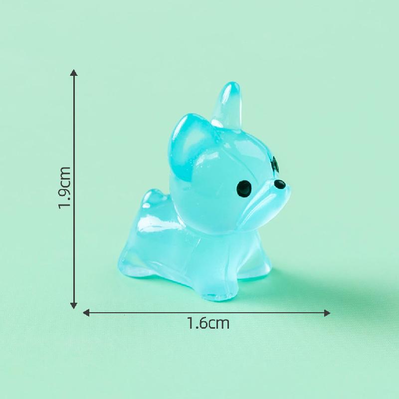 Tiểu cảnh cún phát sáng DIY, phụ kiện tiểu cảnh mini blind bag treo bàn cute (ZC-1136)