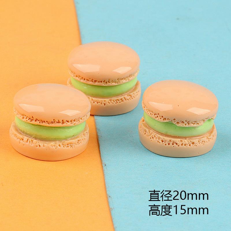 亮面马卡龙食完 diy奶油胶手机壳头饰发夹饰品树脂配件批发