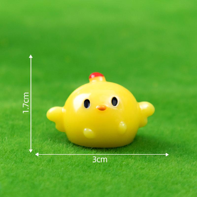 Tiểu cảnh gà con DIY, phụ kiện tiểu cảnh mini bàn treo resin đáng yêu (ZC-1083)