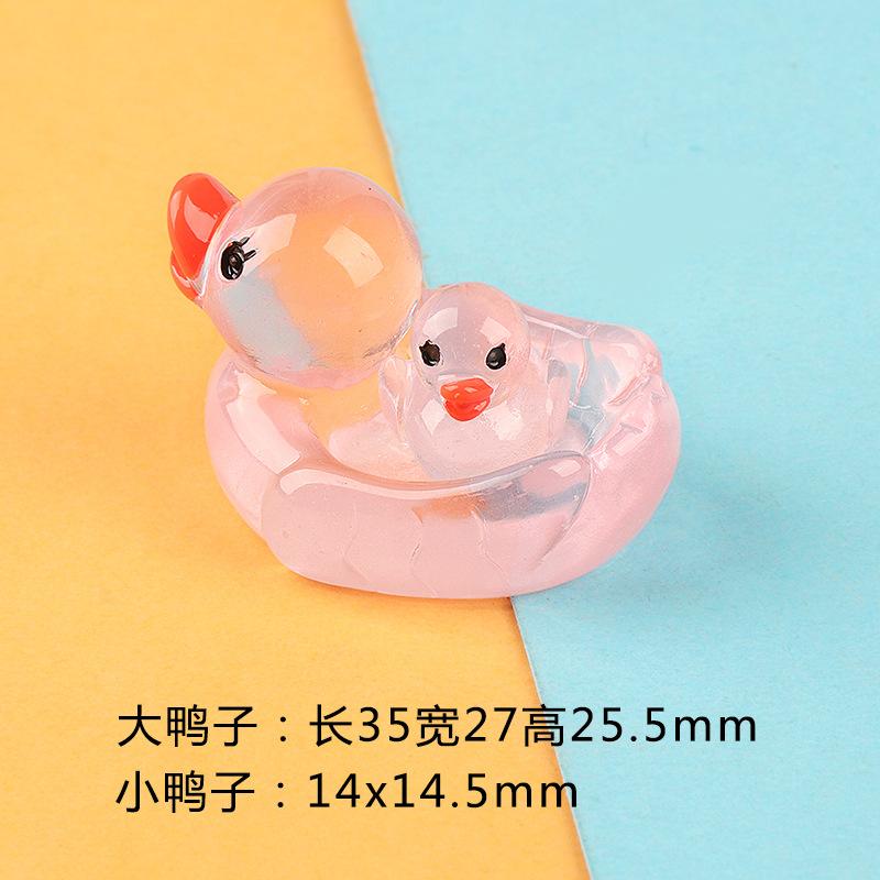 Charm vịt phát sáng DIY trang trí điện thoại (FF-379)