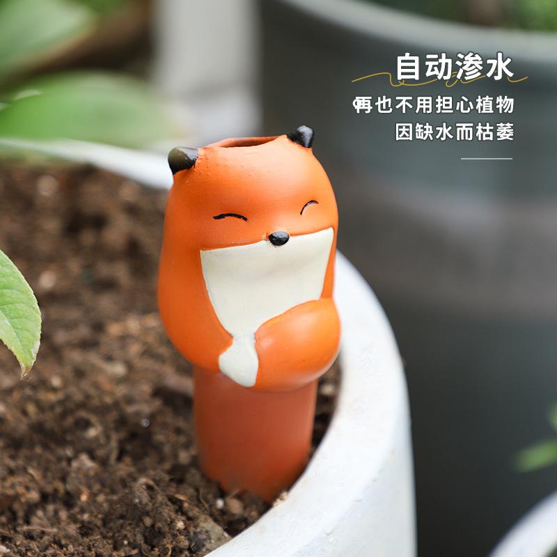 Chậu Cây Resin Dụng cụ tưới cây tự động nhỏ giọt, bình thấm nước cho chậu cây, phụ kiện làm vườn ban công (RG-116)