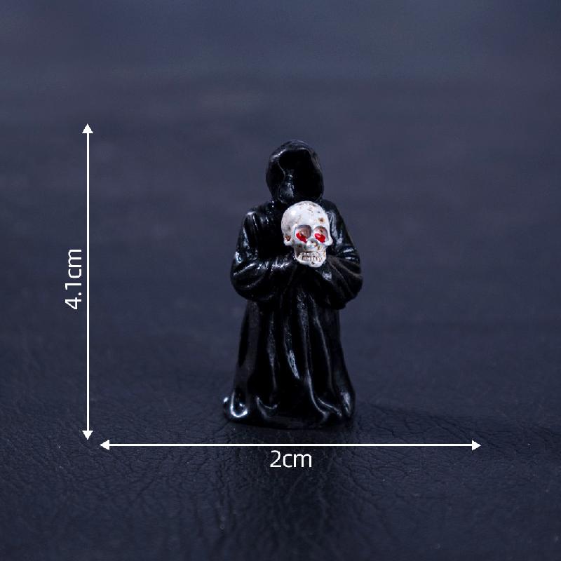 Tiểu cảnh Halloween: thần chết, ma, DIY, phụ kiện bàn tiểu cảnh mini sáng tạo (ZC-445)