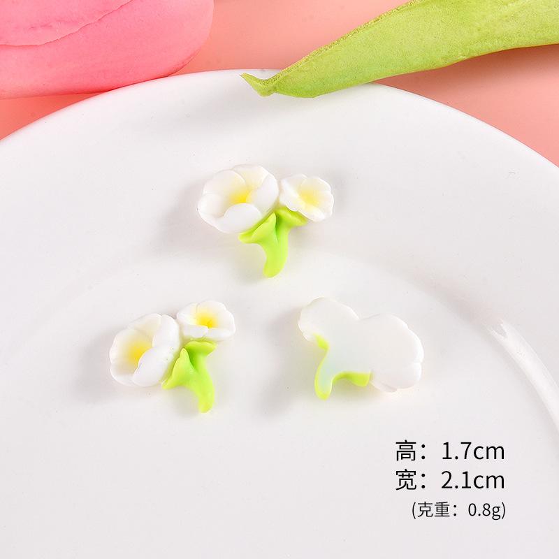 白色两朵花