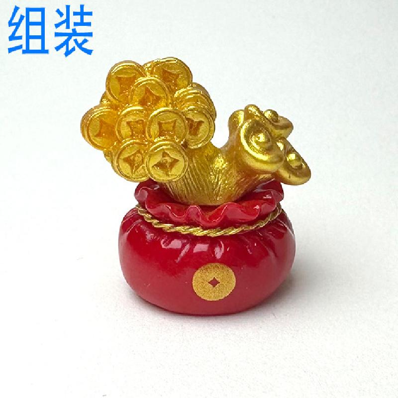 Tiểu cảnh heo may mắn, trang trí xe hơi và bàn làm việc (ZC-385)