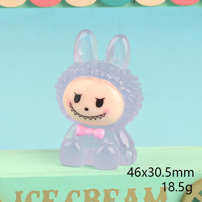 Charm thỏ phát sáng DIY trang trí chìa khóa (FF-430)