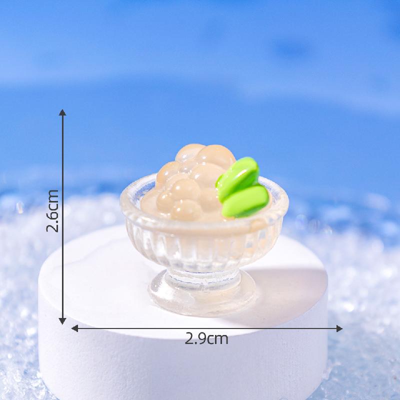 Tiểu cảnh đáy cốc đá mùa hè phát sáng DIY, phụ kiện tiểu cảnh mini treo bàn garden cute (ZC-1429)