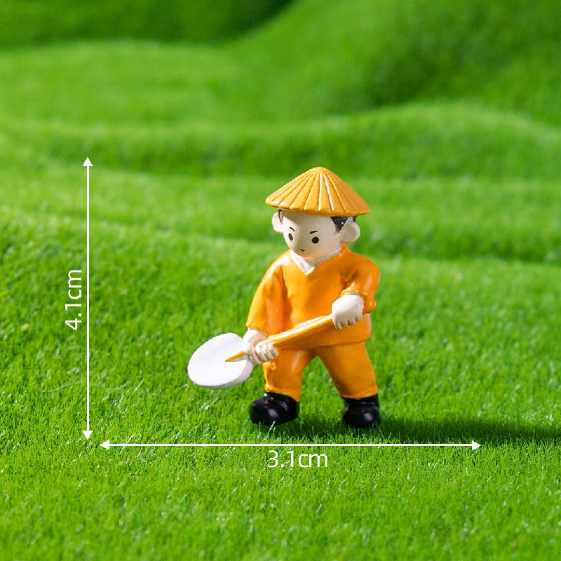 Tiểu cảnh nông trại: bò, cừu, DIY, phụ kiện bàn tiểu cảnh mini đồng quê nhỏ xinh (ZC-157)