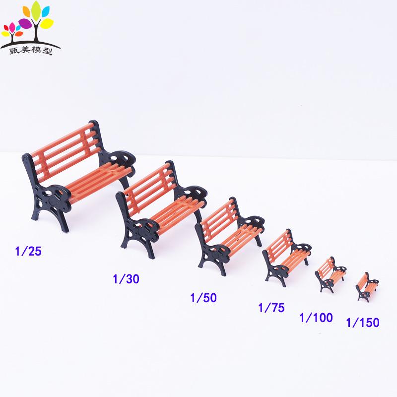 Phụ Kiện Mô Hình Ghế Công Viên Màu Mini Mô Hình (MH-108)