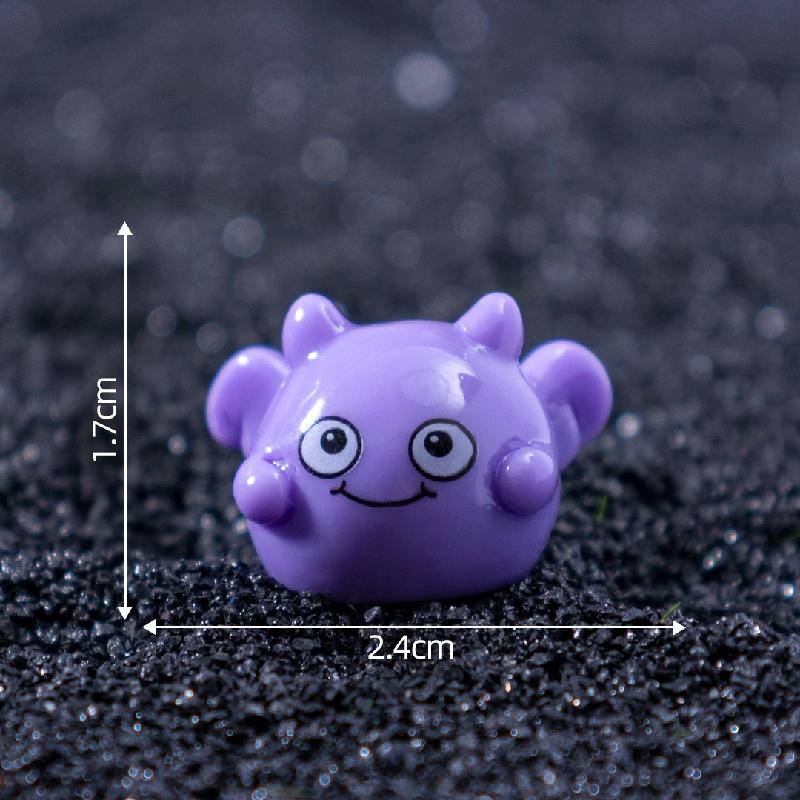Tiểu cảnh Halloween quái vật mini DIY, phụ kiện tiểu cảnh treo bàn resin đáng yêu cute (ZC-1407)