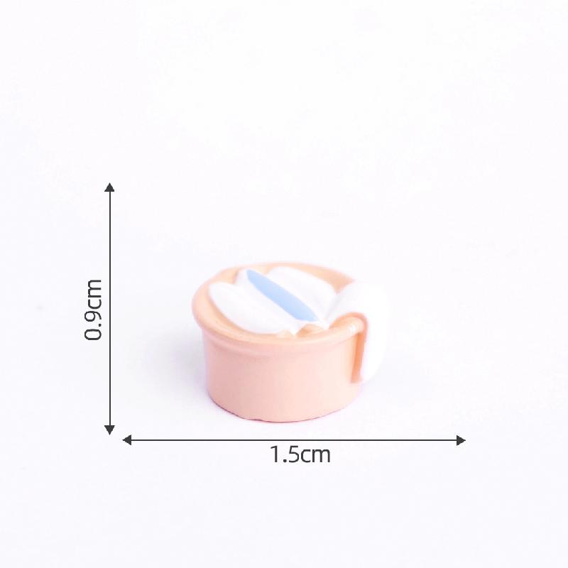 Tiểu cảnh phòng tắm hồng dễ thương, búp bê DIY, phụ kiện bàn tiểu cảnh mini (ZC-350)