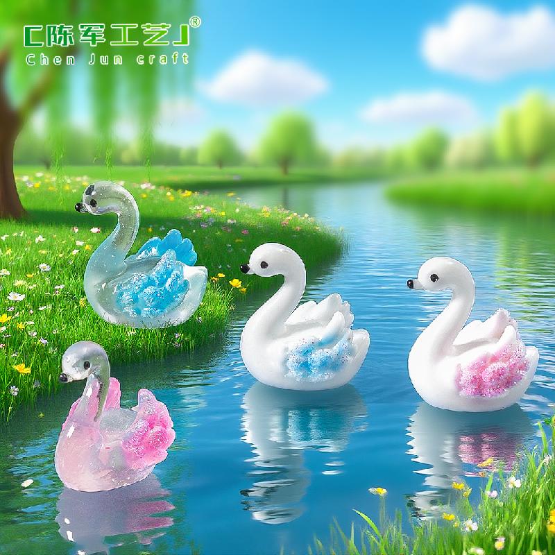 Thiên Nga Trắng Mini Trang Trí Tiểu Cảnh (PK-110)