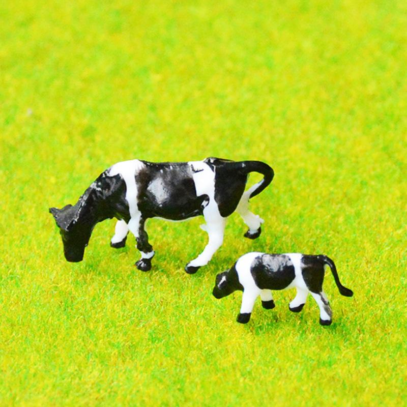 Phụ Kiện Mô Hình Mô Hình Bò Sữa Mini Tỷ Lệ 1:87 (MH-276)