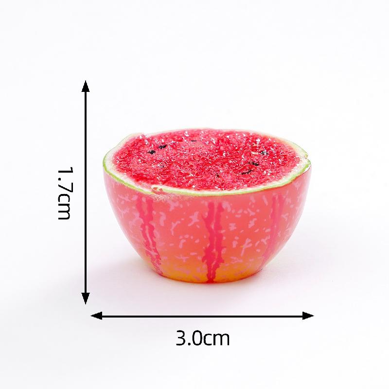 Tiểu cảnh trái cây phát sáng: dưa hấu, thanh long DIY, phụ kiện tiểu cảnh mini (ZC-654)