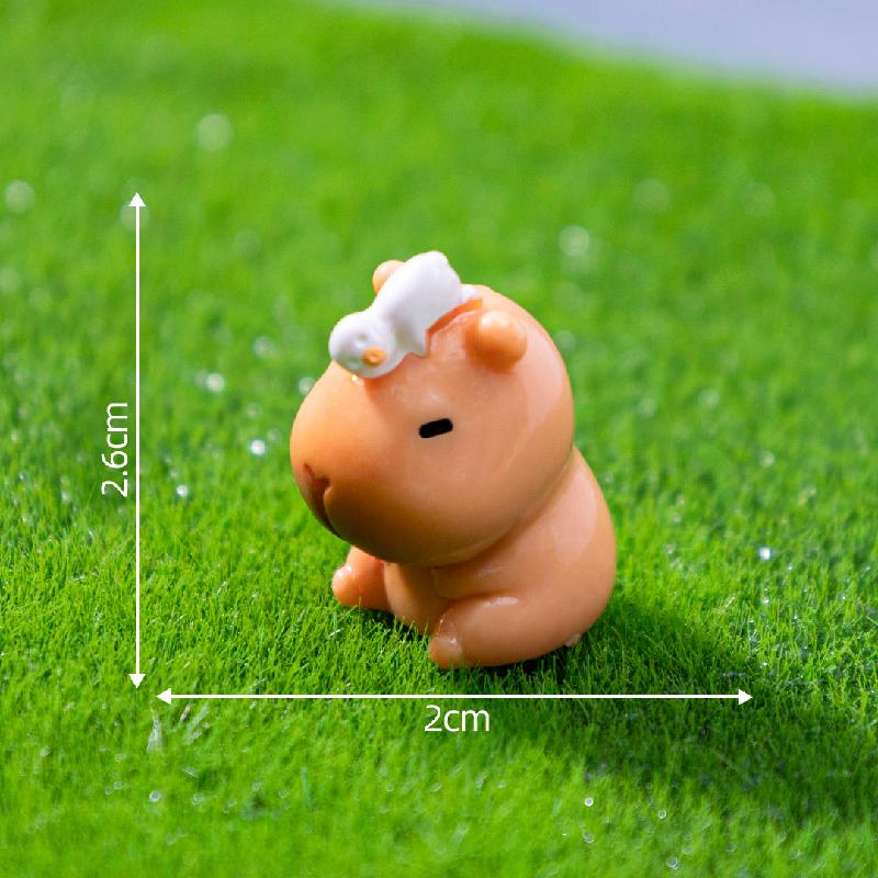 微景观创意可爱卡皮巴拉园艺造景 DIY装饰品挂配件迷你桌面小摆件