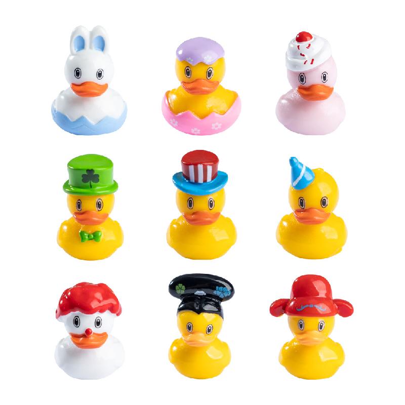 Tiểu cảnh vịt vàng biến hóa DIY, phụ kiện tiểu cảnh mini resin treo bàn garden đáng yêu cute (ZC-1456)