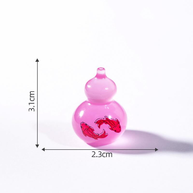 Tiểu cảnh hồ lô phát sáng DIY, phụ kiện tiểu cảnh mini treo bàn garden cute micro (ZC-1348)