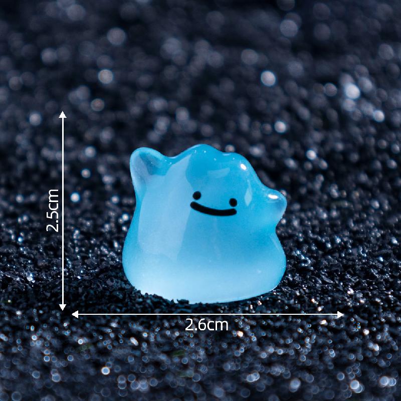 Tiểu cảnh quái vật biến hình phát sáng DIY, phụ kiện tiểu cảnh mini resin treo bàn cute (ZC-1344)