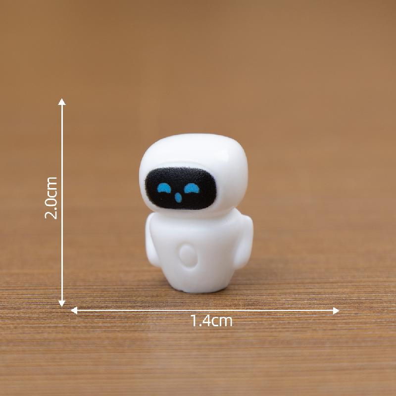 Tiểu cảnh robot mini DIY, phụ kiện tiểu cảnh mini resin treo bàn micro đáng yêu cute (ZC-1398)