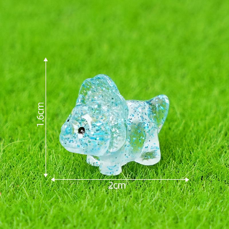 Tiểu cảnh rùa & kỳ nhông phát sáng DIY, phụ kiện tiểu cảnh mini resin garden treo bàn đáng yêu cute (ZC-1467)