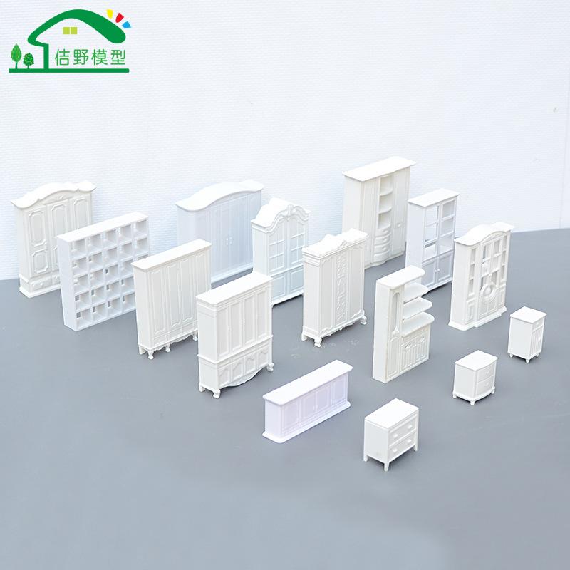 Phụ Kiện Mô Hình Tủ Quần Áo Tủ Rượu Tủ TV Mini Tỷ Lệ 1:25 (MH-125)